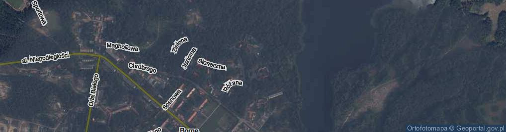 Zdjęcie satelitarne Chabrowa ul.